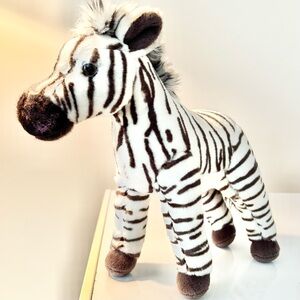 Webkinz Signature Endangered Cape Mountain Zebra, stored plush stuffed toy.